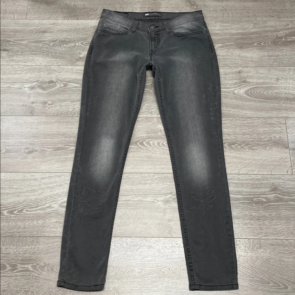 Levi’s 524 Too Superlow Skinny Jeans Black Wash W29 L32